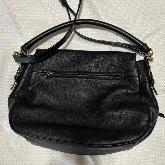 Kate Spade Black Pebbled Leather Shoulder Bag and crossbody